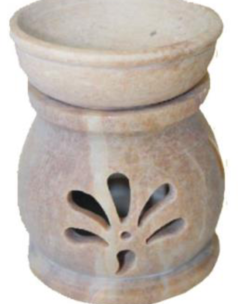 Diffuser - Natural Soapstone - Flowers