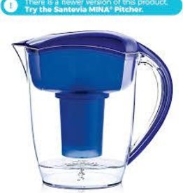 Mineralizing Water System 9 Cup Alkaline Pitcher - Blue