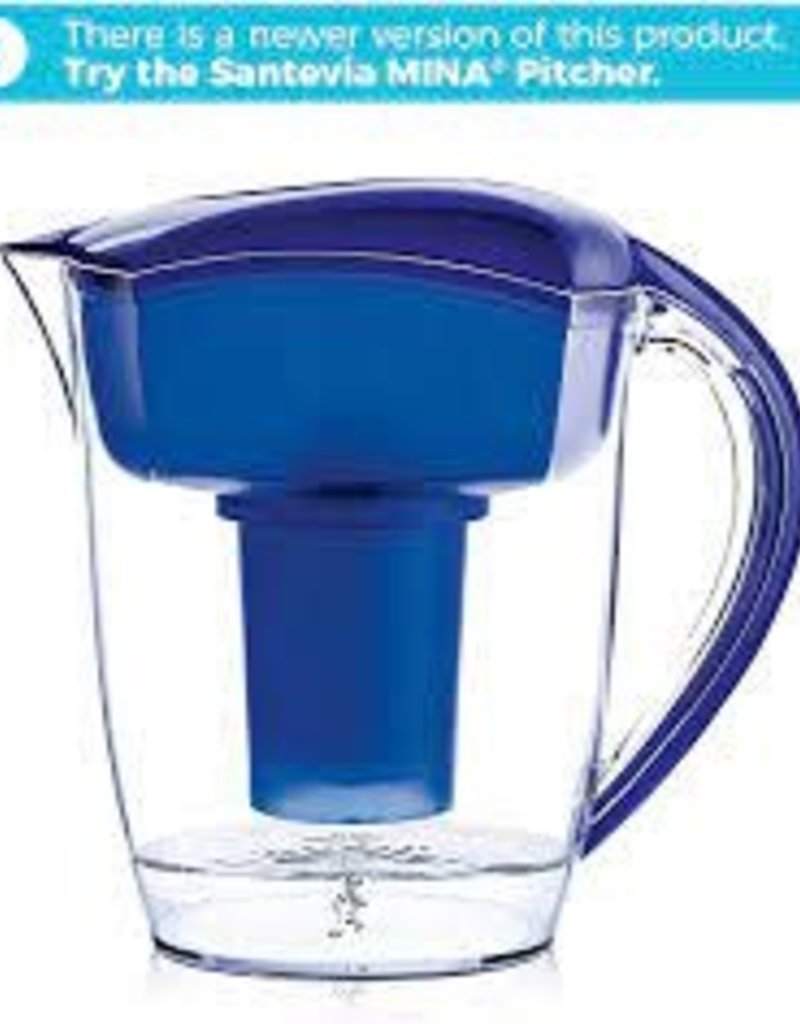 Mineralizing Water System 9 Cup Alkaline Pitcher - Blue