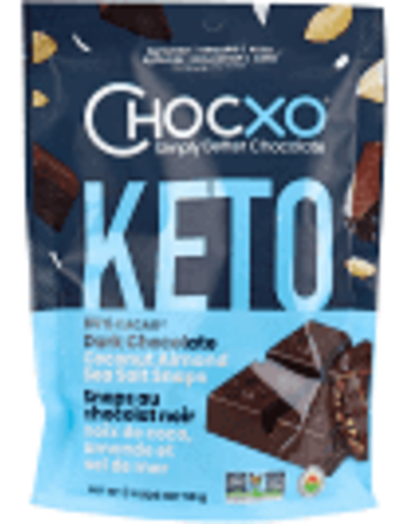 Chocxo CANADIAN - Keto - Dark Chocolate, Coconut, Almond, Sea Salt (98g)