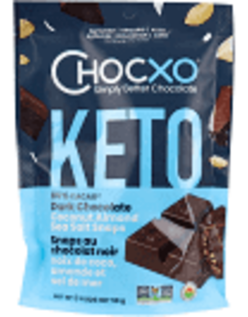 Chocxo Keto - Dark Chocolate, Coconut, Almond, Sea Salt (98g)