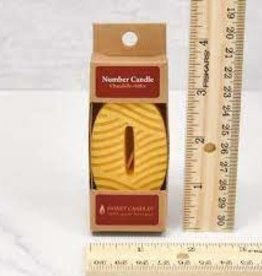 Candle - 100% Beeswax - Number 0