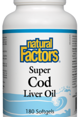 Natural Factors CANADIAN - Omega 3 - Super Cod Liver Oil (180sg)