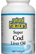 Natural Factors Omega 3 - Super Cod Liver Oil (180sg)