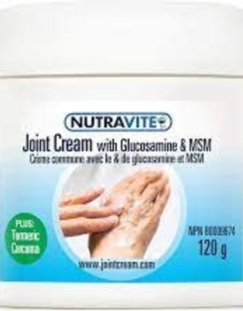 Nutravite Joint Cream w Glucosamine & MSM (120g)