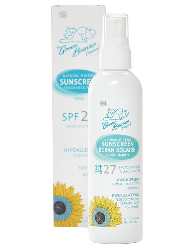 CANADIAN - Sunscreen Spray - Broad Spectrum Mineral SPF 27  (90ml)