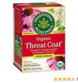 Tea - Organic Throat Coat Lemon Echinacea(16 tea bags)