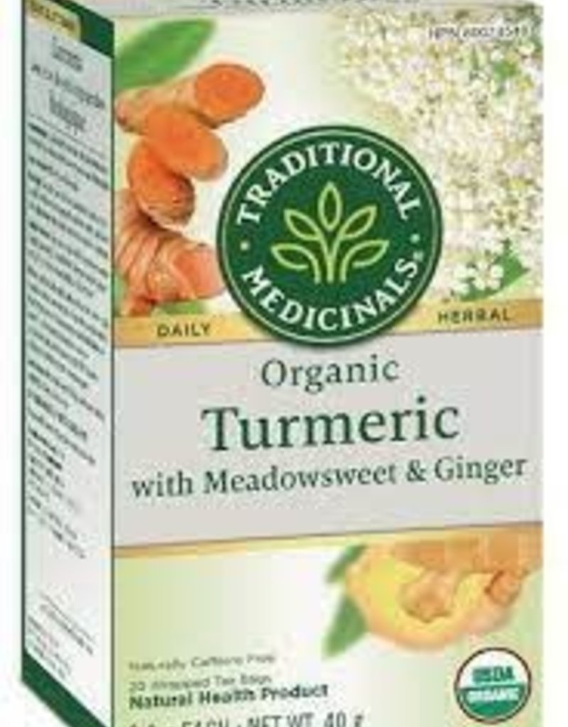 Tea - Organic Turmeric with Meadowsweet & Ginger (16 tea bags)