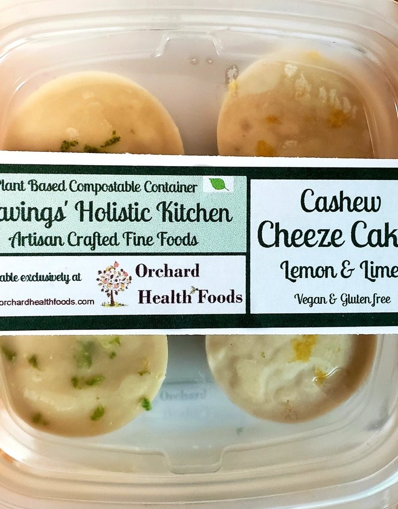 Cravings' Holistic Kitchen Lemon & Lime Cashew "Cheeze"Cakes Vegan/GF (8pcs)