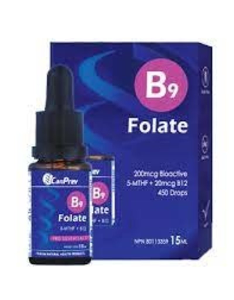 CanPrev CANADIAN - B9 Folate Drops (15ml)