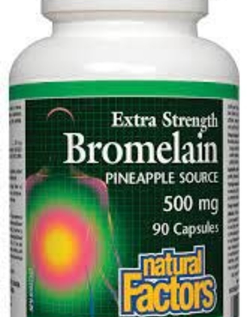 Natural Factors CANADIAN - Bromelain Extra Strenth 500mg (90cp)