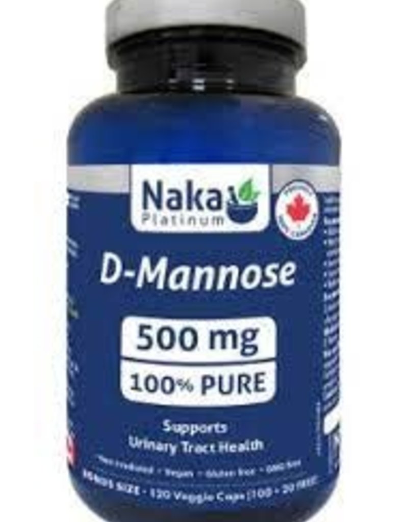 Naka D-Mannose Naka 500mg (120cp)