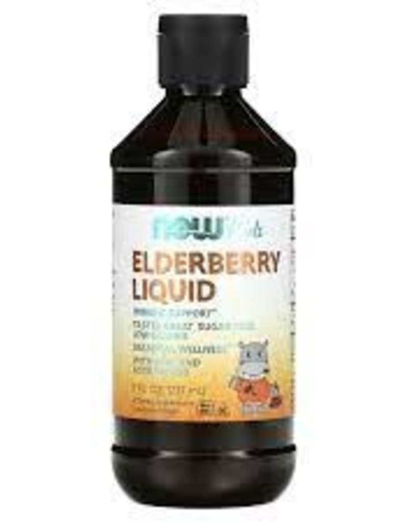 Elderberry w Zinc Kid's NOW (237ml) Orchard Health Foods