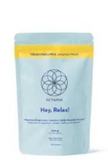 Niyama Wellness CANADIAN - Magnesium Bisglycinate Powder - Hey Relax Fresh Pineapple (48servings)