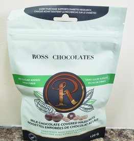 Ross Chocolate Milk Chocolate Hazelnuts - No Sugar Added (120g)