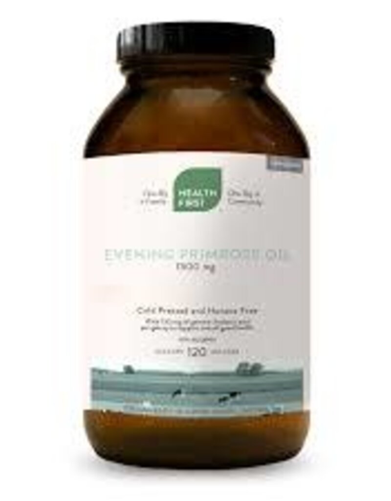 Health First CANADIAN - Evening Primrose Oil 1300mg - Cold Pressed  HFN (120cp)