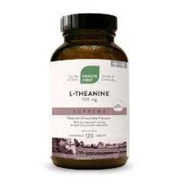 Health First CANADIAN - L-Theanine 100mg Suntheanine Chewables - Chocolate HFN (120tb)