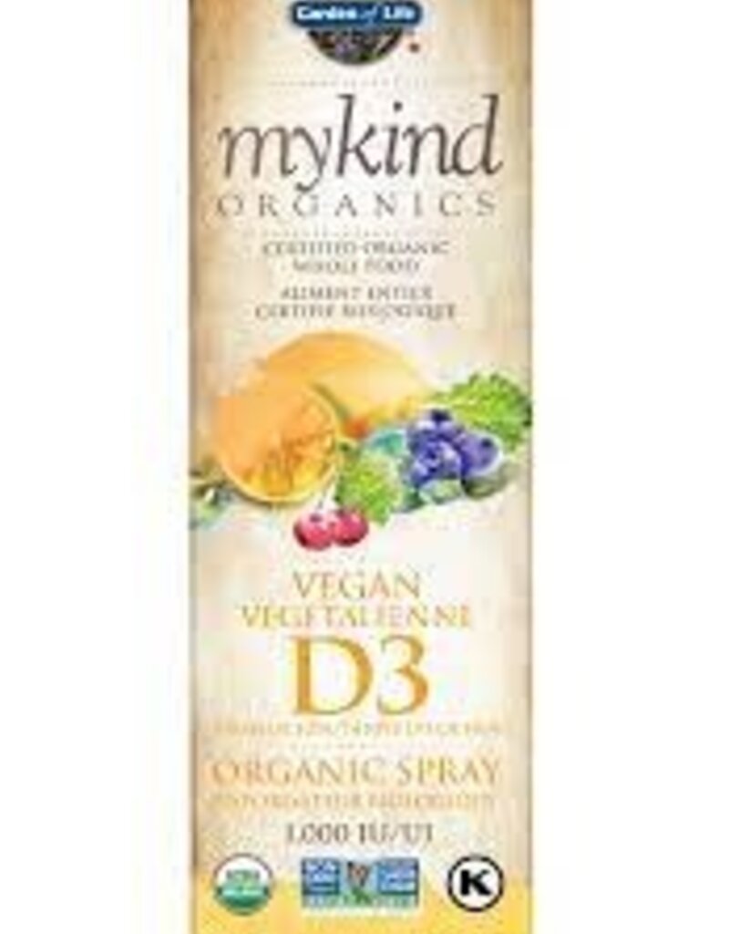 Garden Of Life Vitamin D - Vegan D3 Spray 1000IU - Vanilla (58mL)