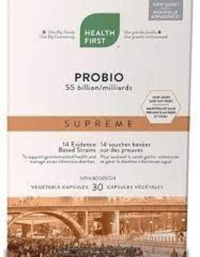 Health First CANADIAN - Probiotics Human -  Pro Bio Supreme HFN (30cp)