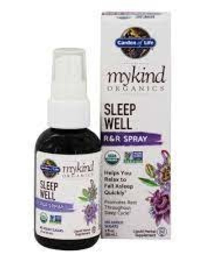 Garden Of Life Sleep Well- Organic Herbal Spray  - (58mL)