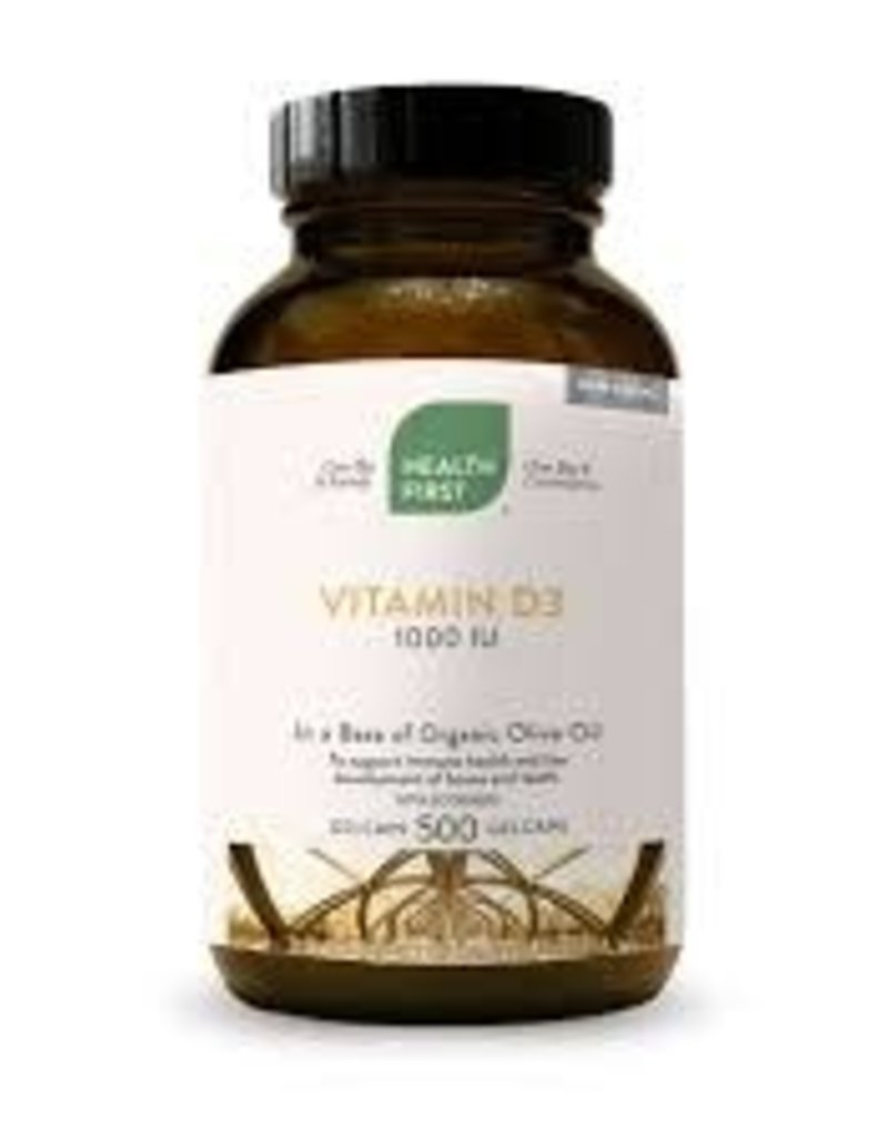 Health First Vitamin D3  1000IU HFN (500sg)