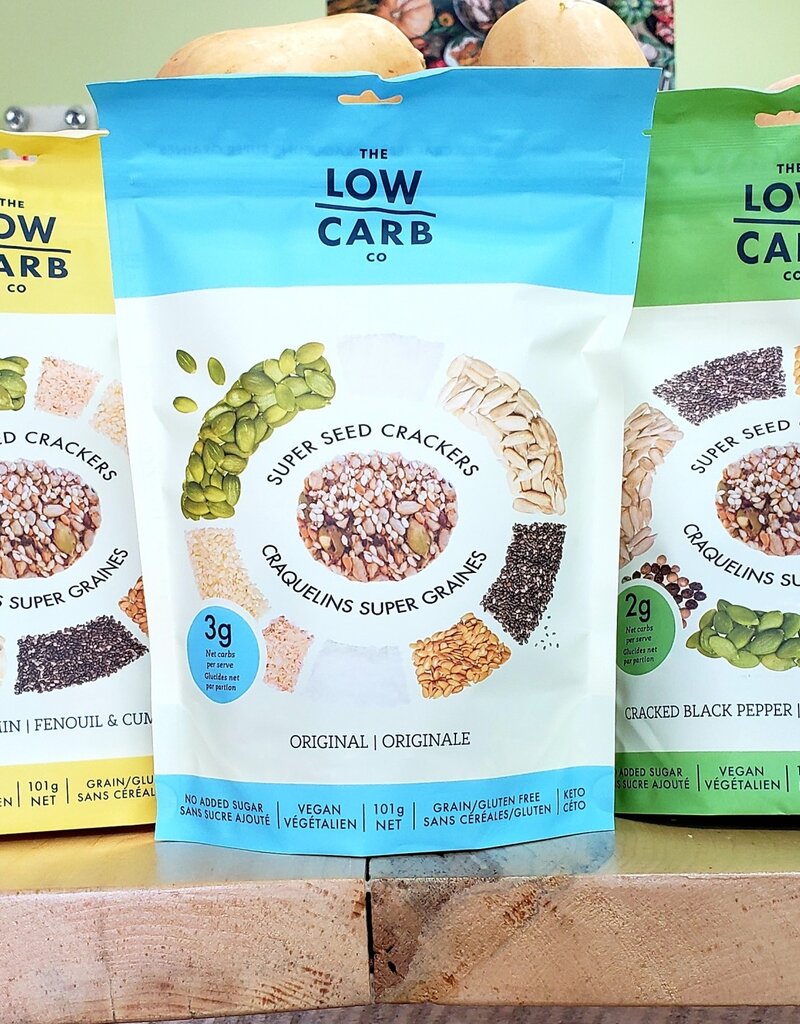 The Low Carb Co CANADIAN - Crackers- Fennel & Black Cumin Super Seed - Low Carb (101g)