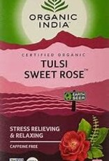 Tea - Tulsi Holy Basil - Sweet Rose - Organic India  (25 tea bags)