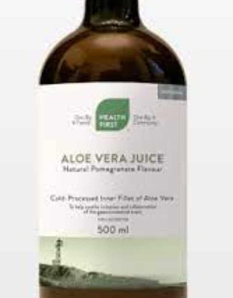 Health First CANADIAN - Aloe Vera Juice - Natural Pomegranate HFN  (500ml)