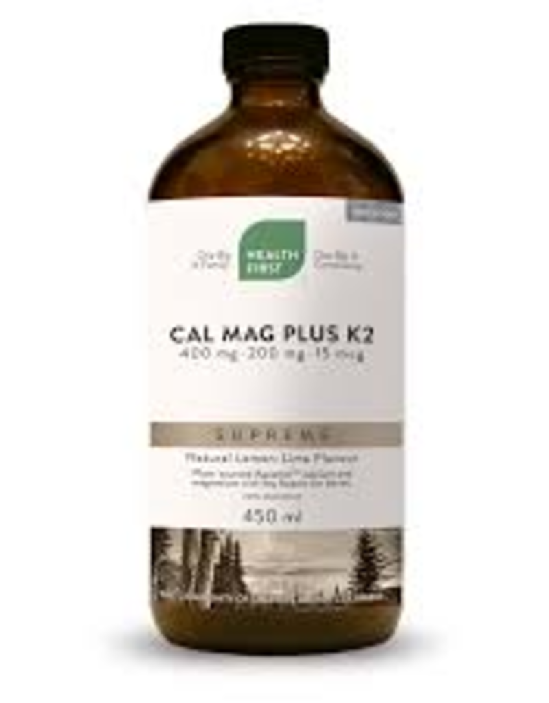 Health First CANADIAN - Cal/Mag + K2 - Lemon Lime HFN (450ml)
