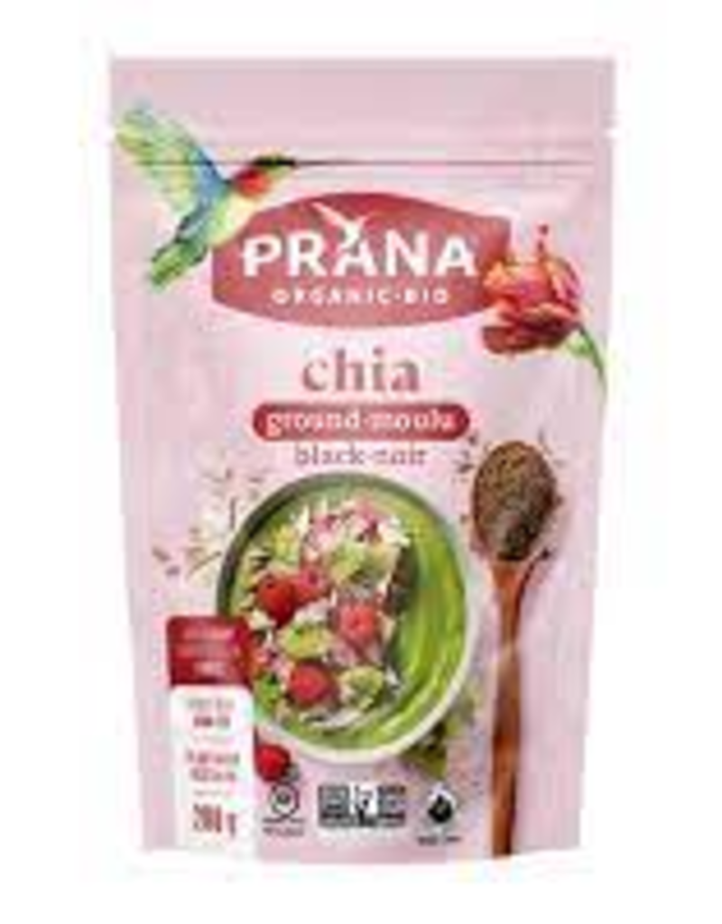 Prana Chia Seeds  - Organic Ground - Black (200g)