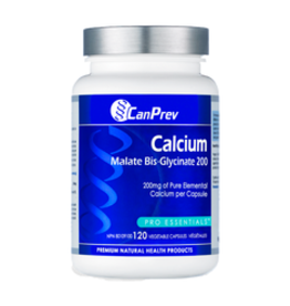 CanPrev Calcium Malate Bis-Glycinate 200 (120vc)