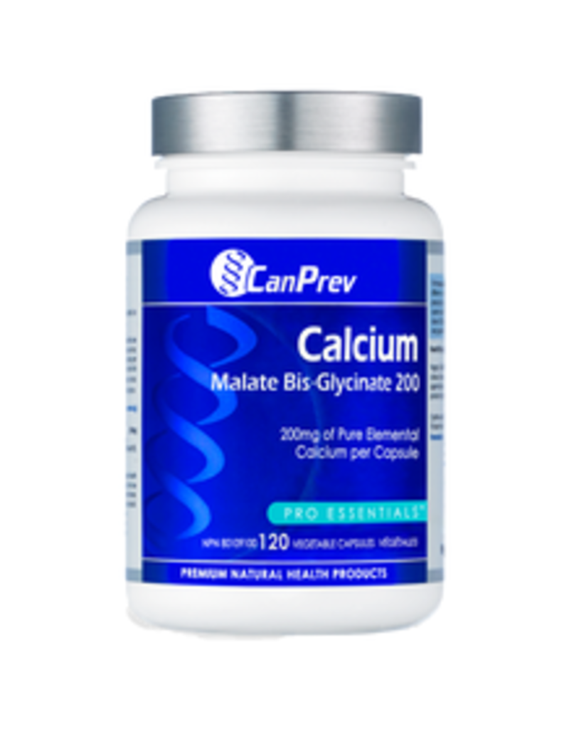 CanPrev CANADIAN - Calcium Malate Bis-Glycinate 200 (120vc)