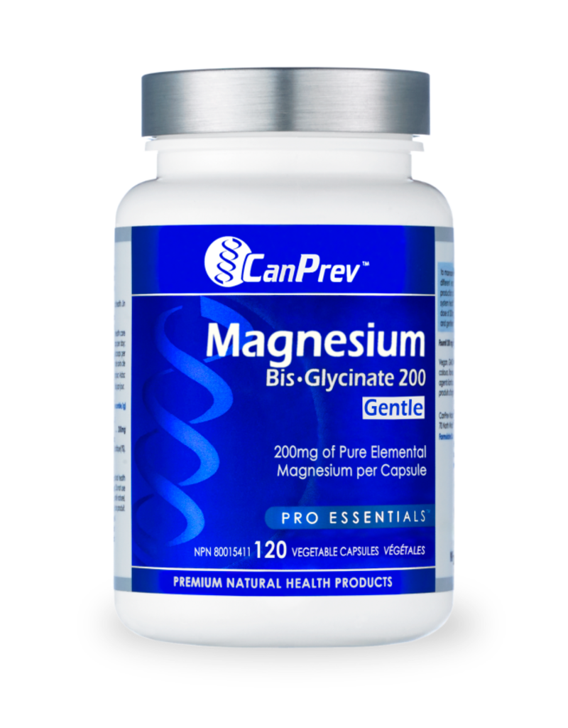 CanPrev Magnesium - Bis-Glycinate Gentle 200mg (120 caps)