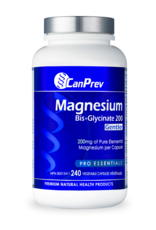 CanPrev Magnesium - Bis-Glycinate Gentle 200mg (240 caps)