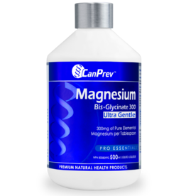 CanPrev Magnesium - Bis-Glycinate Ultra Gentle 300mg (500mL)