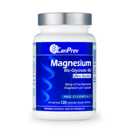 CanPrev Magnesium - Bis-Glycinate Ultra Gentle 80mg (120 caps)