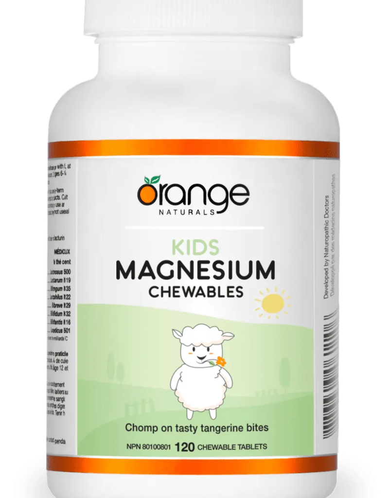 Magnesium Bisglycinate 50mg Chews Tangerine - Kids (120tb)