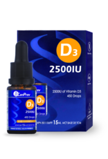 CanPrev CANADIAN - Vitamin D3 Drops - 2500IU (15ml)