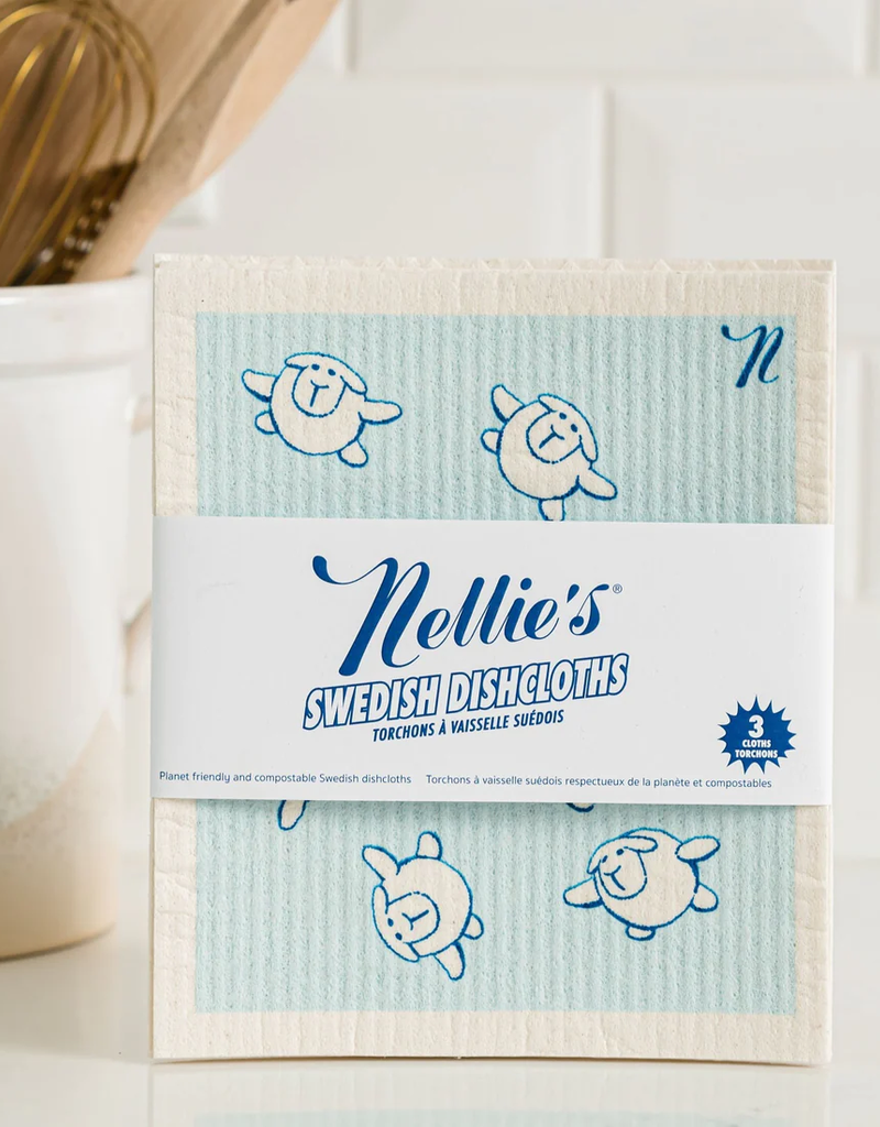 Nellie's Swedish Dishcloths - Biodegradable Nellie's (3pk)