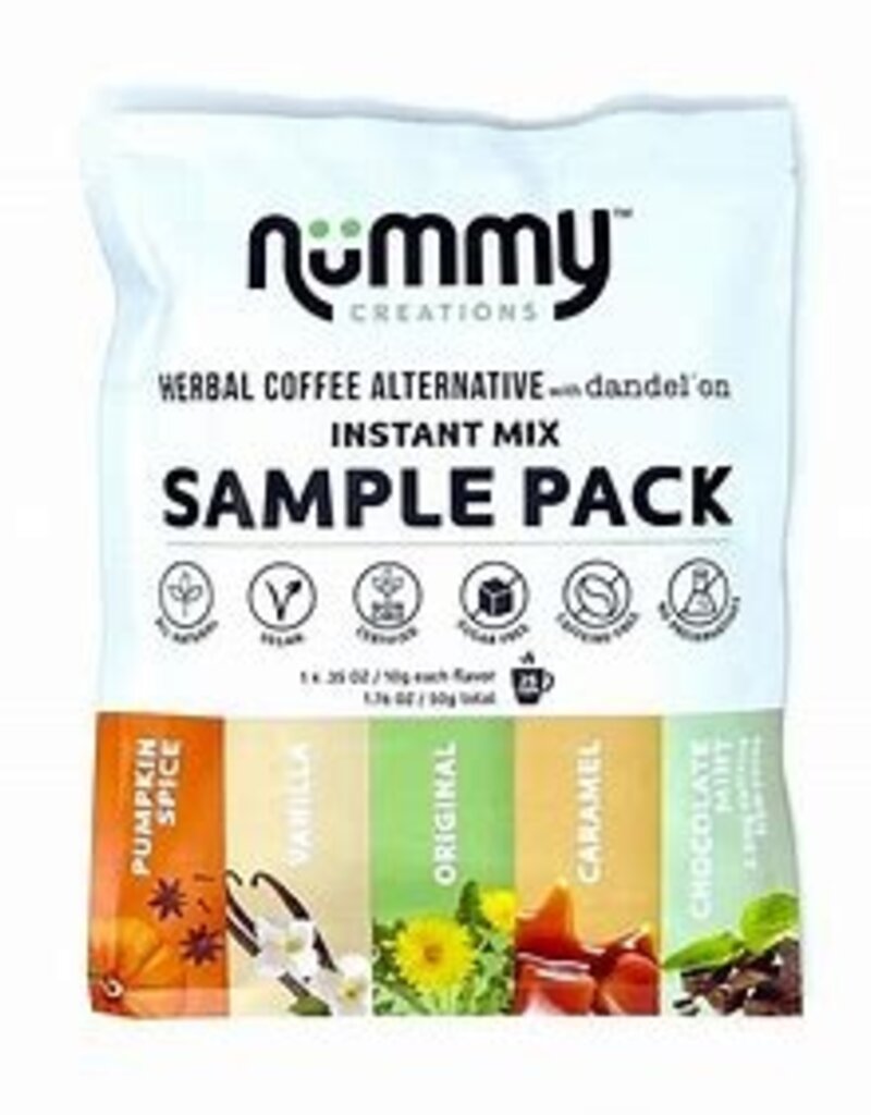 Nummy Creations Herbal Coffee Alternative - Instant - Sample Pack