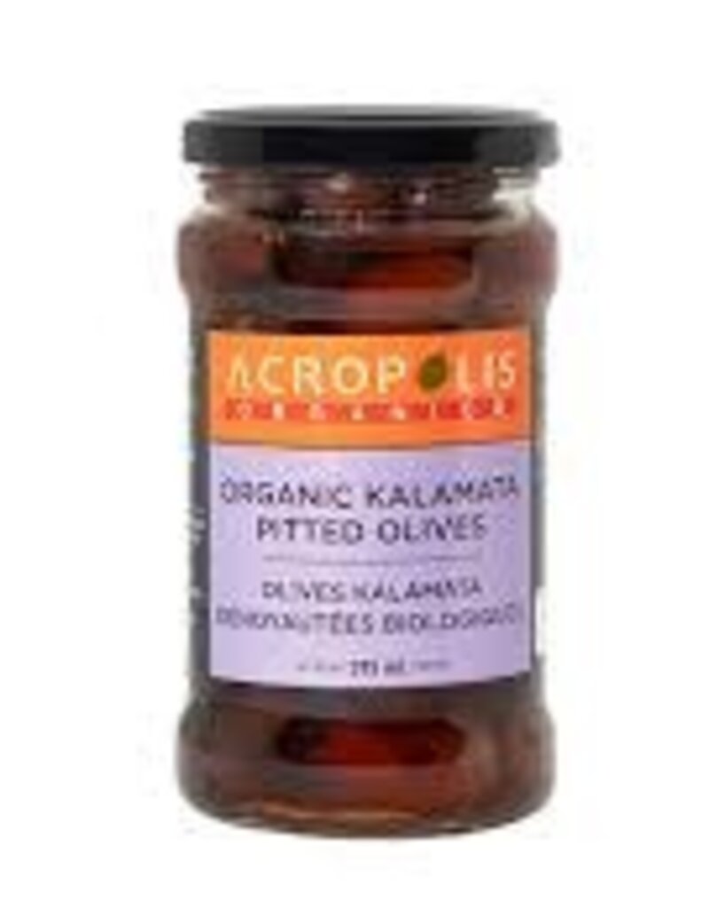 Acropolis Organics CANADIAN - Kalamata Pitted Olives - Organic (315ml)