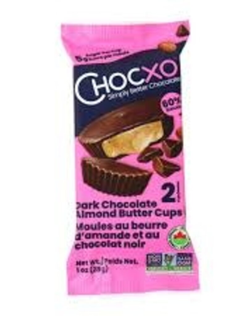 Chocxo Almond Cups 2pk - Dark Chocolate (28g)