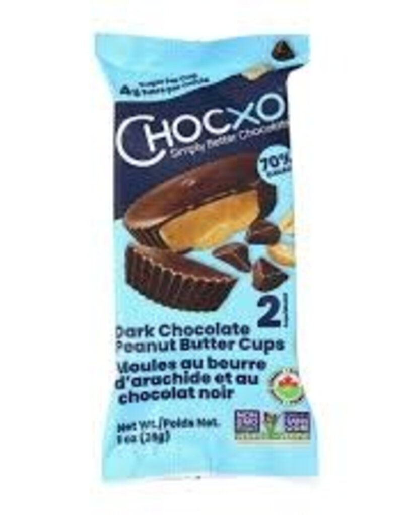 Chocxo Peanut Butter Cups - Dark Chocolate - Organic (2 cups)