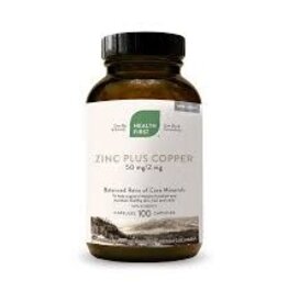 Health First Zinc Citrate 50mg & Copper 2 mg HFN (100cp)