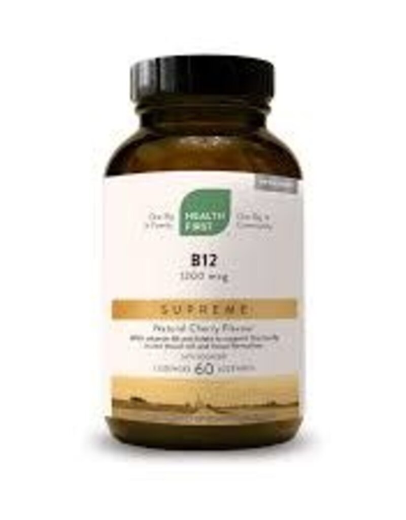Health First CANADIAN - Vitamin B12 Supreme 1200mcg  HFN (60 loz)