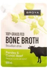 Broya Bone Broth - Grass Fed Beef w Parsley & Cumin (500ml)