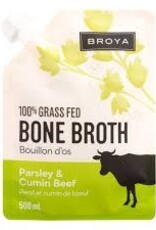Broya CANADIAN - Bone Broth - Grass Fed Beef w Parsley & Cumin (500ml)