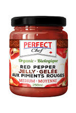 CANADIAN - Red Pepper Jelly - Medium - Organic  - (250ml)