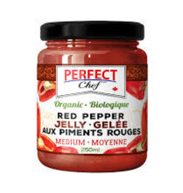 CANADIAN - Red Pepper Jelly - Medium - Organic  - (250ml)
