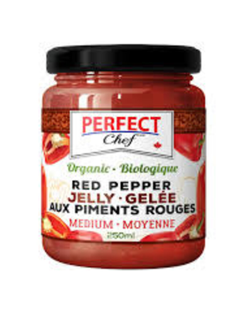 CANADIAN - Red Pepper Jelly - Medium - Organic  - (250ml)